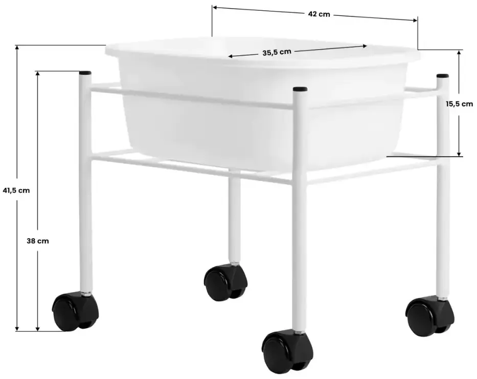 Ванночка педикюрная Activeshop 104917 (White) - 2