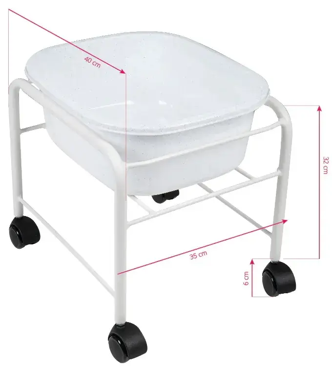 Ванночка педикюрная Activeshop 131510 (White) - 2