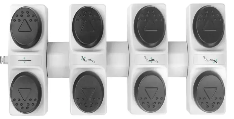 Pedala pentru fotoliu cosmetologic Azzurro 4 Motor 122972 (Black/White)