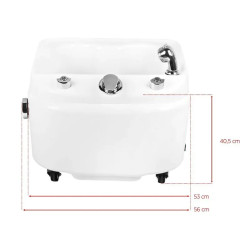 Ванночка для педикюра Azzurro A023 112605 (White) Thumb