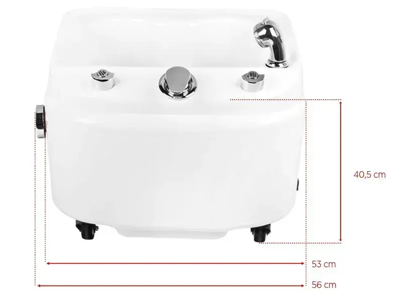 Ванночка для педикюра Azzurro A023 112605 (White) - 9