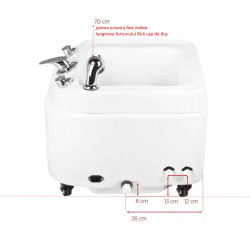 Ванночка для педикюра Azzurro A023 112605 (White) Thumb