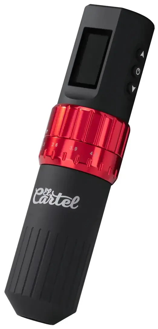 Татуировочная машинка El Cartel Vispa 150975 (Black/Red)