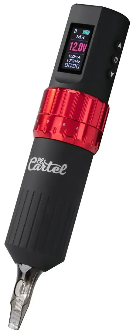Татуировочная машинка El Cartel Vispa 150975 (Black/Red)