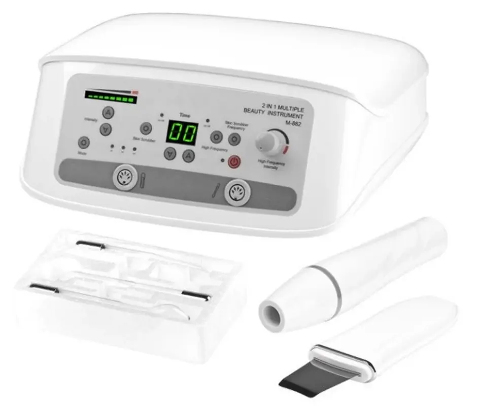 Аппарат для чистки лица + Дарсонваль Elegante 882 (White)