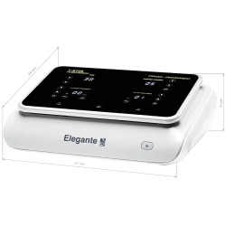 Stimulator electric și masaj prin compresie Elegante Platinum T8108 148122 (White/Black/Grey) Thumb