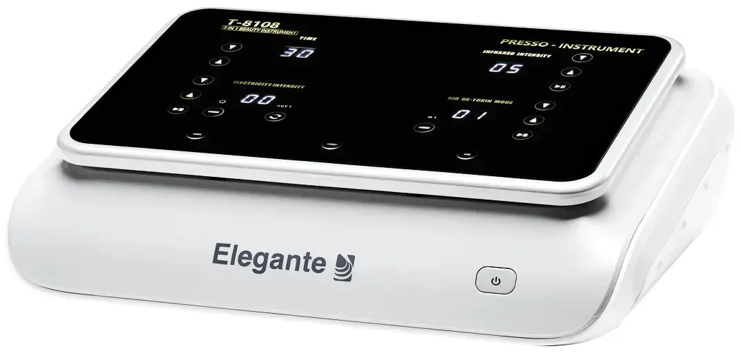 Stimulator electric și masaj prin compresie Elegante Platinum T8108 148122 (White/Black/Grey)