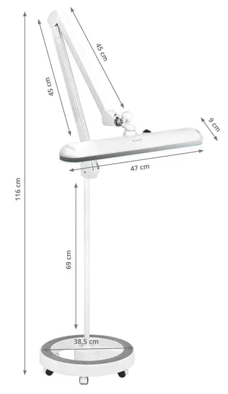 Lampa de podea Elegante 801-l 124716 (White)
