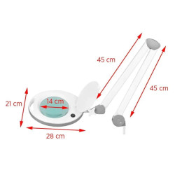 Lampa cu lupa Elegante 6014 114850 (White) Thumb