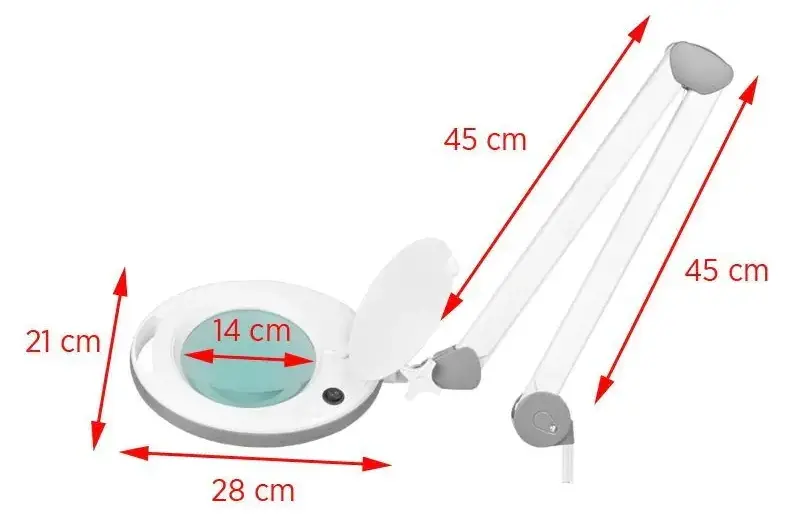 Lampa cu lupa Elegante 6014 114850 (White)