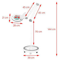 Lampa cu lupa Elegante 6014 114851 (White) Thumb