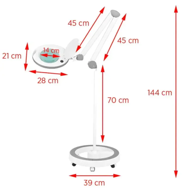 Lampa cu lupa Elegante 6014 114851 (White)