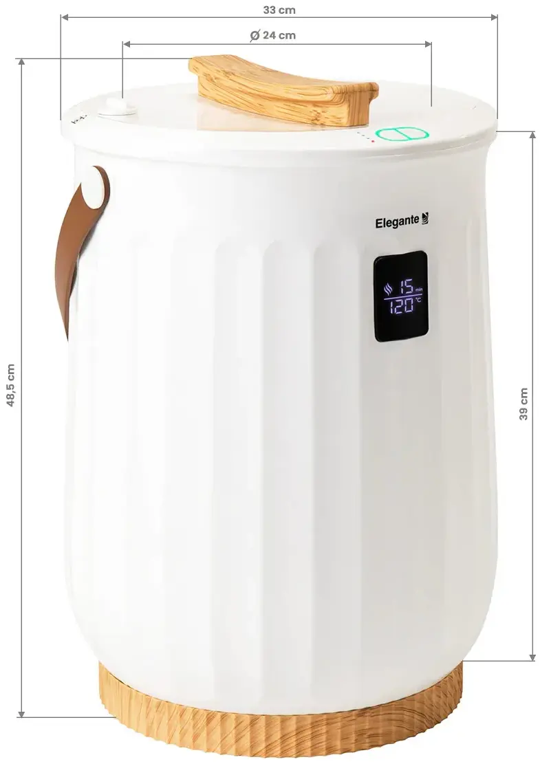 Încălzitor de prosoape Elegante E8 20L 148011 (White)