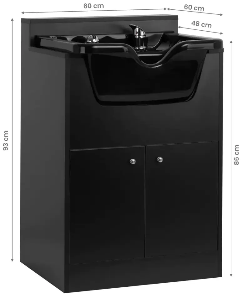 Мойка парикмахерская Gabbiano BB06 136685 (Black)