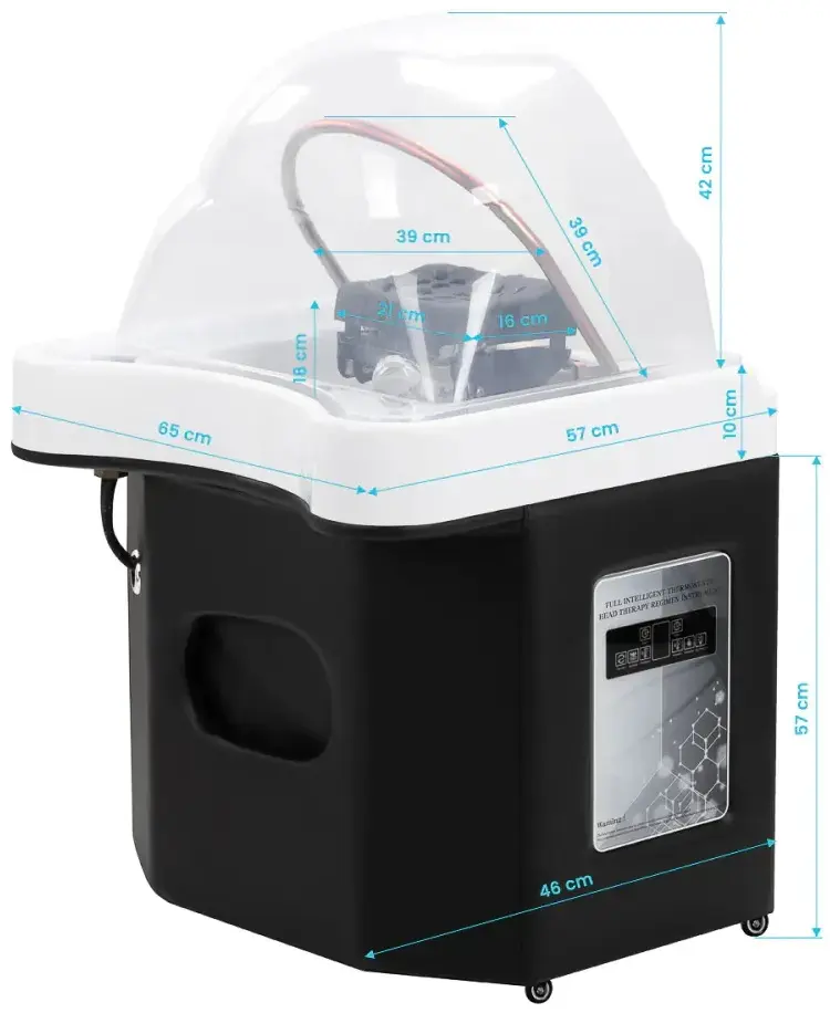 Scafa pentru frizerie Gabbiano Head Spa 050 152272 (Black/White) - 3