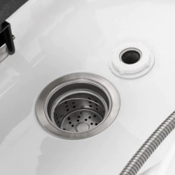 Scafa pentru frizerie Gabbiano Head Spa 050 152272 (Black/White) Thumb