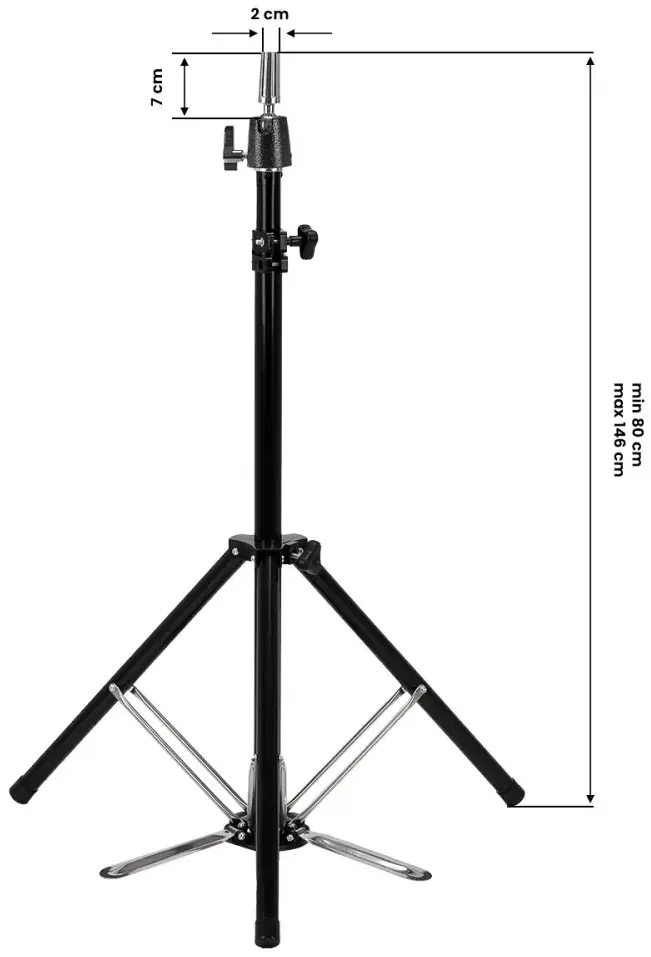 Штатив для головы-манекена Gabbiano 44 149666 (Black) - 2