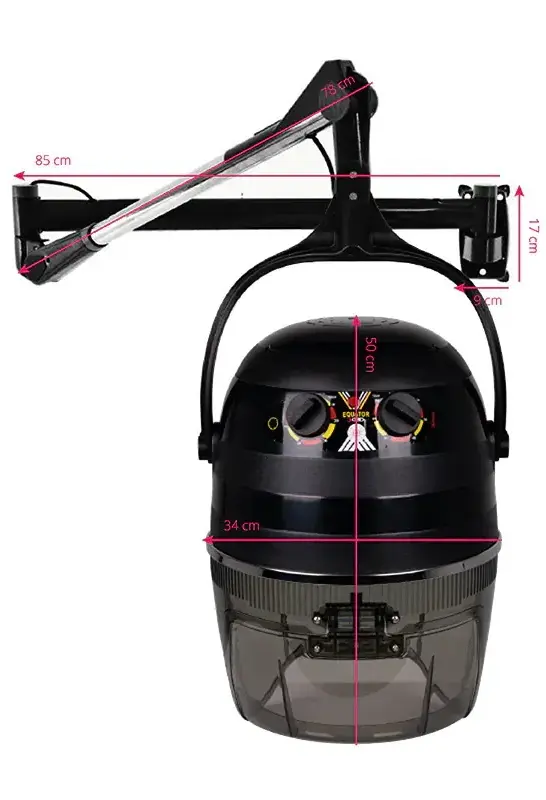 Uscator de par tip casca Gabbiano 1600A 133161 (Black)