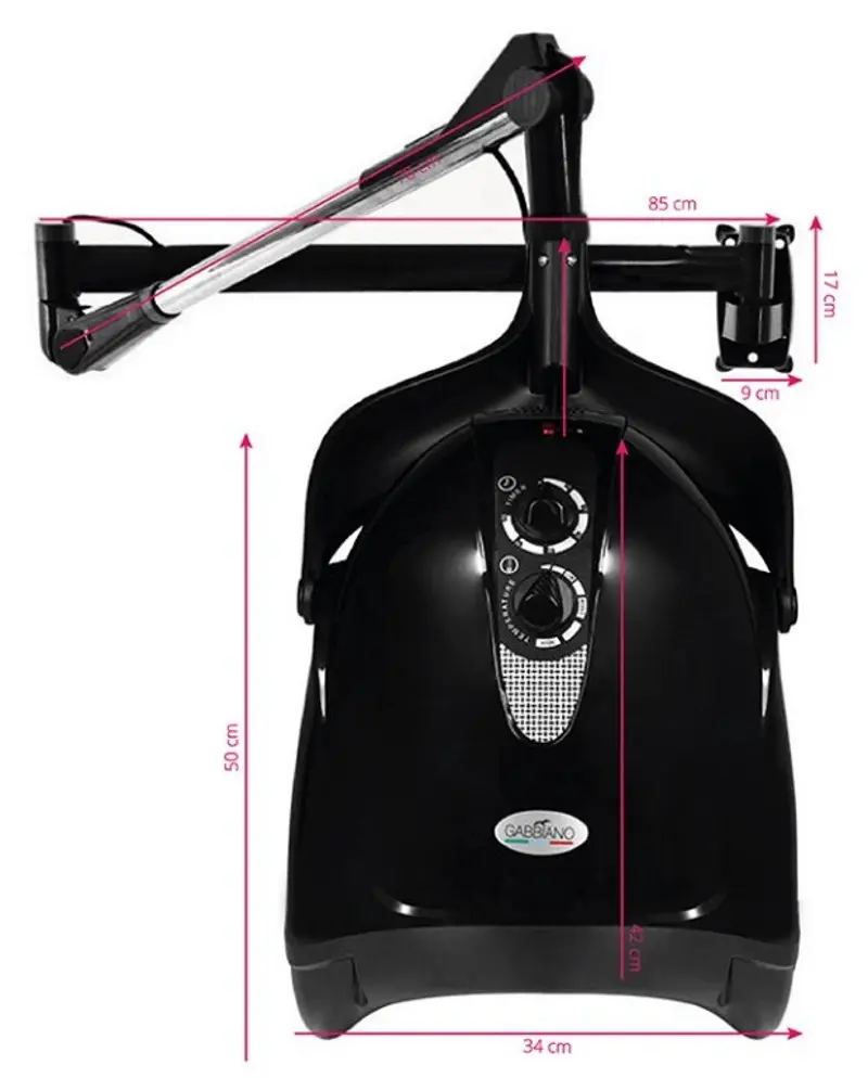 Uscator de par tip casca Gabbiano Hood DX-201W (Black)