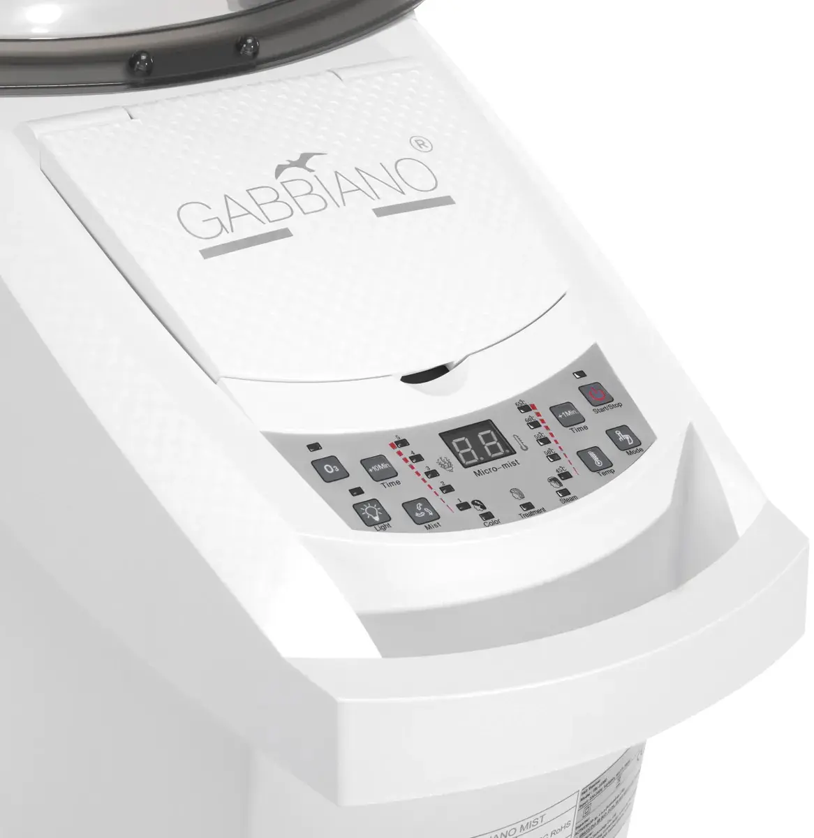 Vaporizator de coafura Gabbiano 408D 147792 (White/Black)