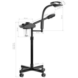 Vaporizator cu lampă cu lupă Giovanni D-21 147020 (Black) Thumb