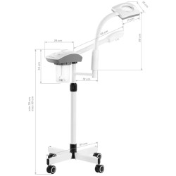 Vaporizator cu lampă cu lupă Giovanni D-21 147021 (White) Thumb