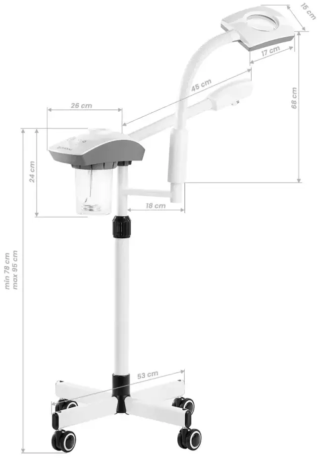 Vaporizator cu lampă cu lupă Giovanni D-21 147021 (White) - 2