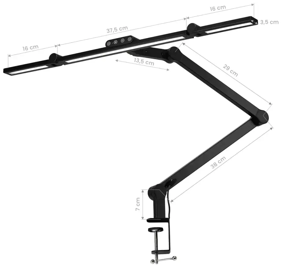 Lampa de tratament Glow L03 148447 (Black)