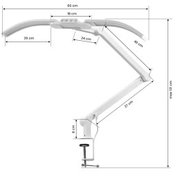 Lampa de tratament Glow L05 155355 (White) Thumb