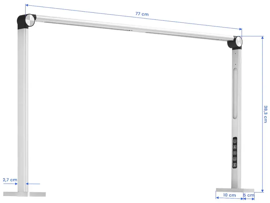 Lampa de tratament pliabila Glow ProLux 150141 (Silver)