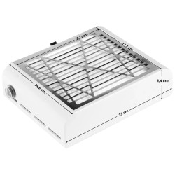 Aspirator praf de unghii Momo J-23 123576 (White/Inox) Thumb