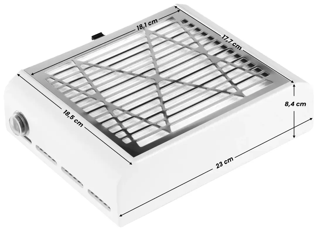 Aspirator praf de unghii Momo J-23 123576 (White/Inox)