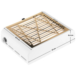 Aspirator praf de unghii Momo J-23 147129 (White/Gold) Thumb