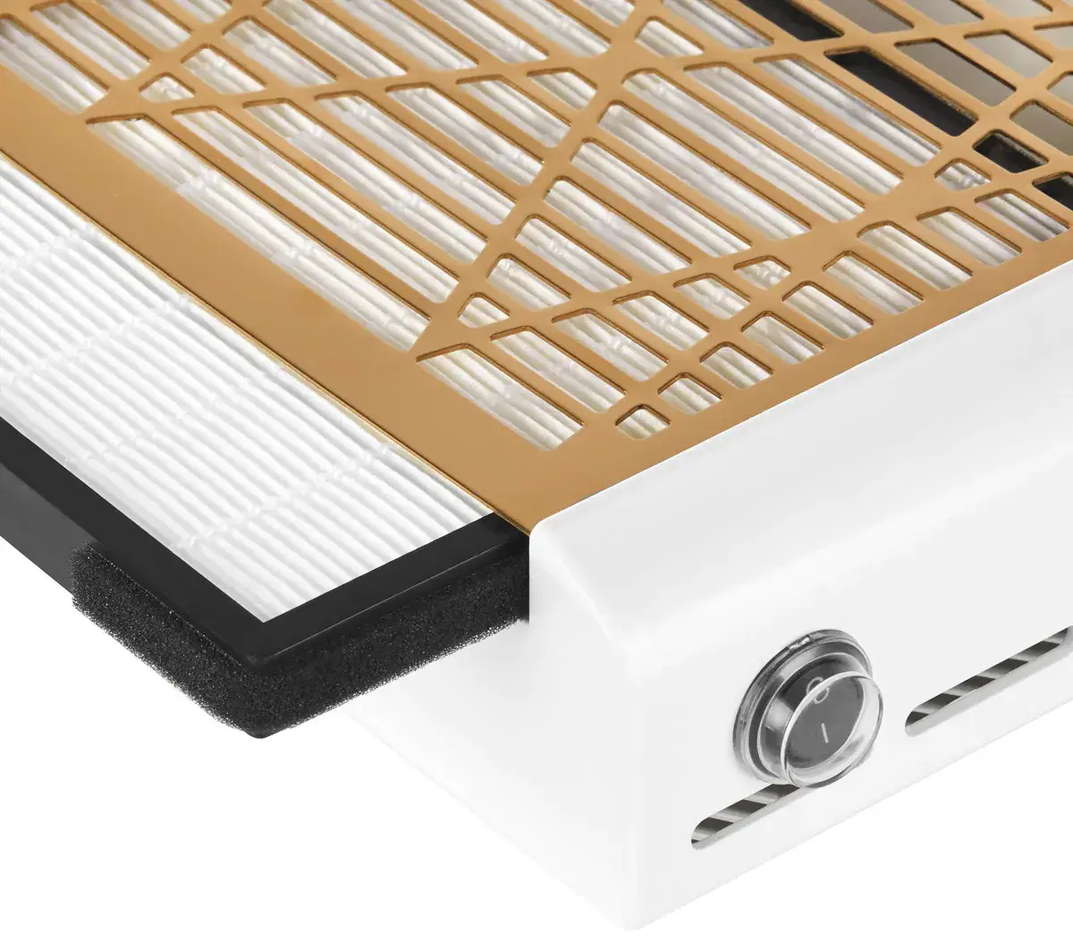 Aspirator praf de unghii Momo J-23 147129 (White/Gold)