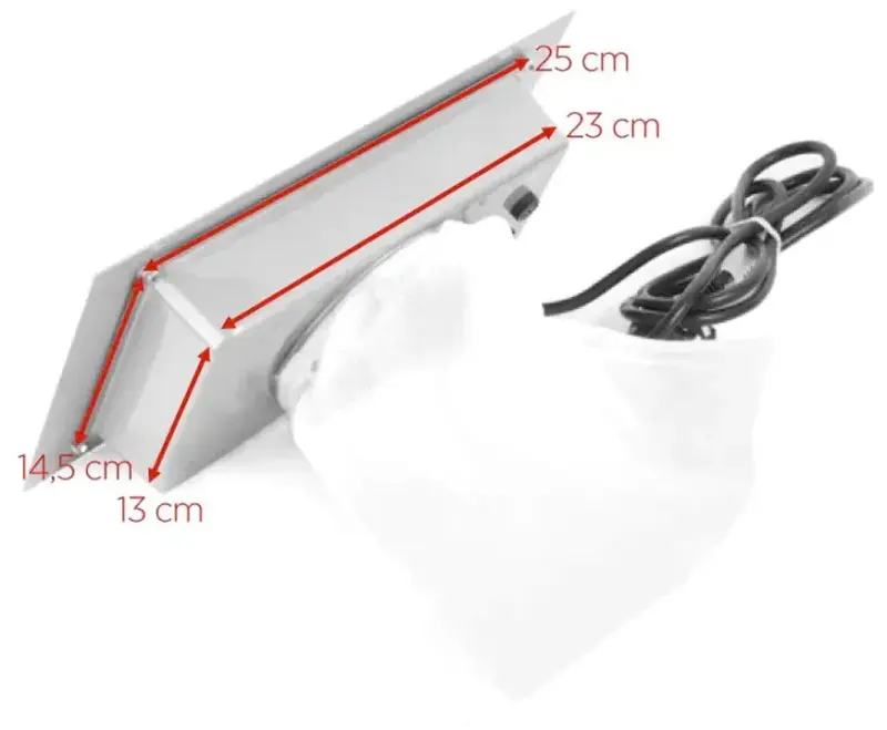 Вытяжка маникюрная Momo S-41 116273 (Silver) - 6