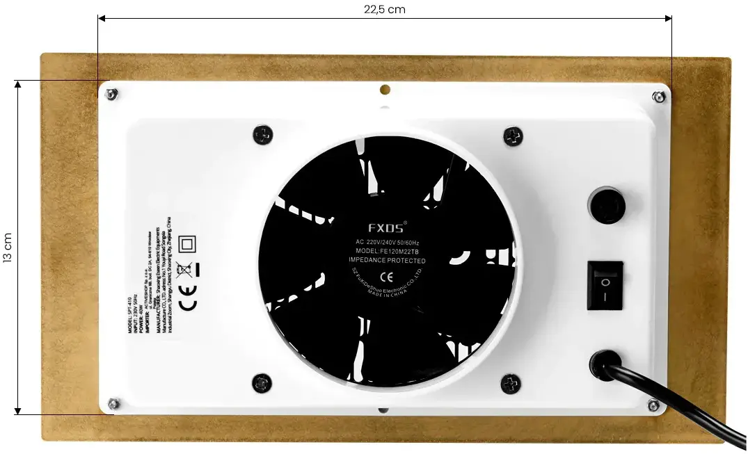 Aspirator praf de unghii Momo S-41 124816 (Gold) - 6