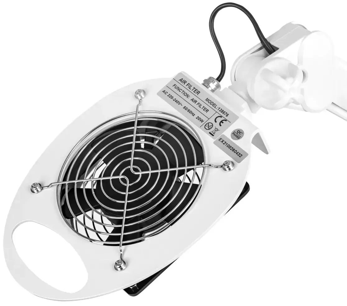 Aspirator praf de unghii pentru pedichiura mobil Momo 6606 138676 (White)