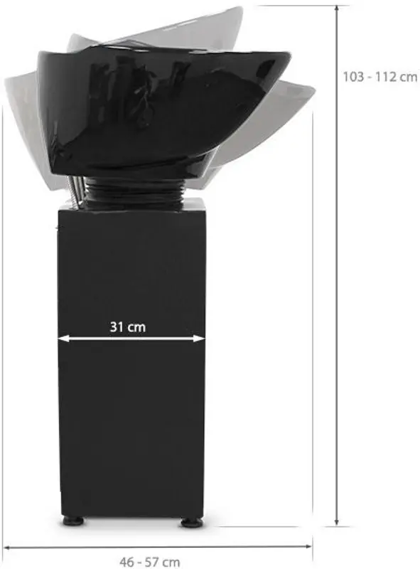 Мойка парикмахерская Quirumed 1174-CH7077 (Black) - 3