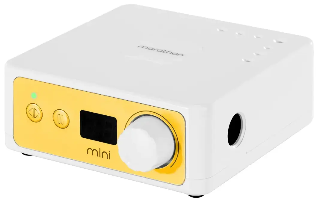 Aparat pentru manichiura Saeyang Marathon K35 mini + H200 155399 (White/Yellow) - 3