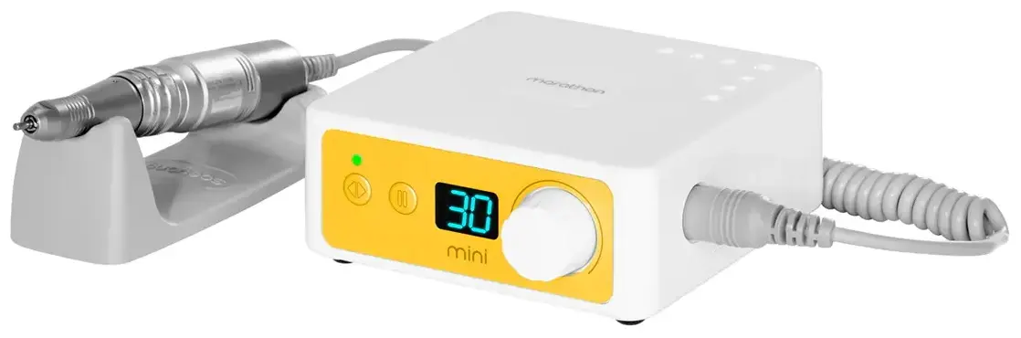 Aparat pentru manichiura Saeyang Marathon K35 mini + H200 155399 (White/Yellow)