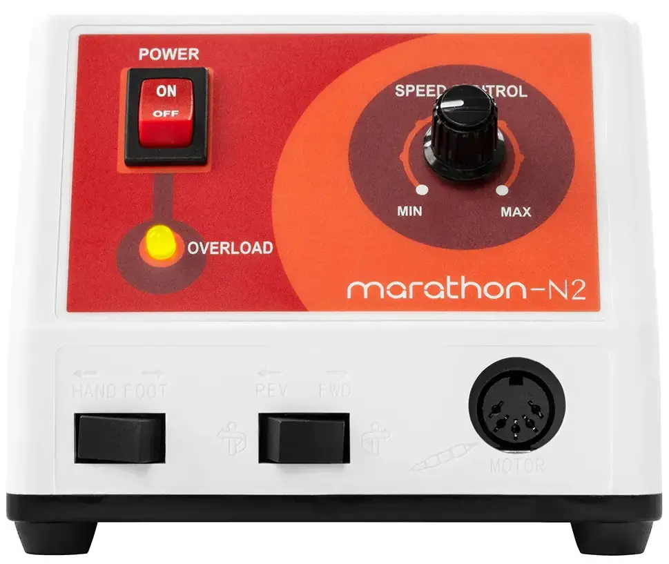 Aparat pentru manichiura Saeyang Marathon N2 Retro + H200 155693 (White/Orange) - 4