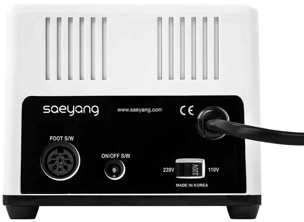 Aparat pentru manichiura Saeyang Marathon N2 Retro + H200 155693 (White/Orange) - 6