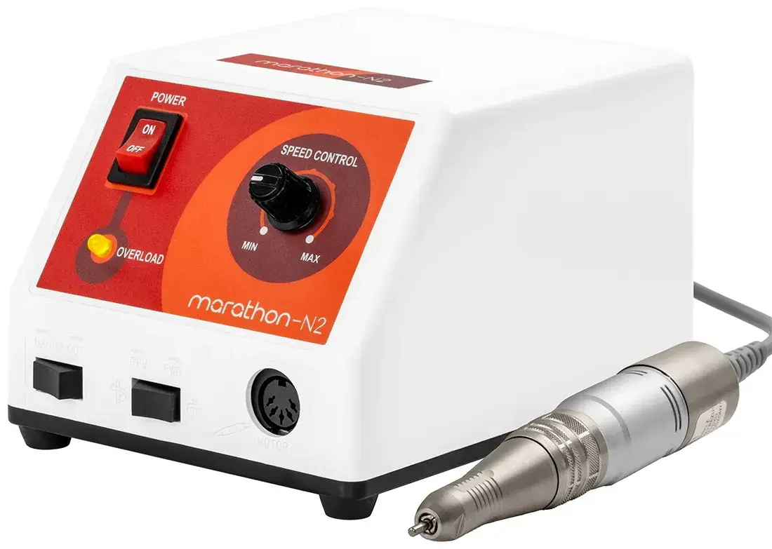 Aparat pentru manichiura Saeyang Marathon N2 Retro + H200 155693 (White/Orange)