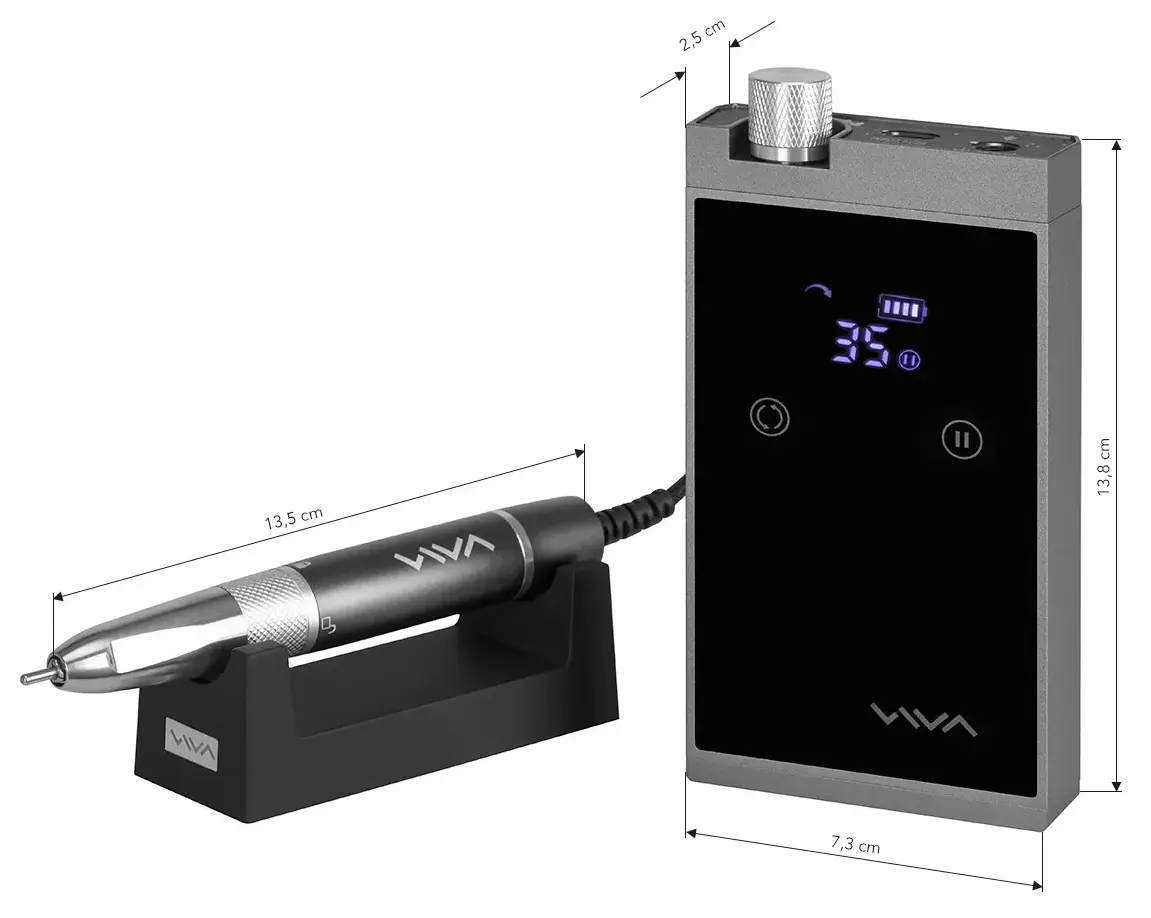 Aparat pentru manichiura Viva Pro 601 149673 (Black/Grey)