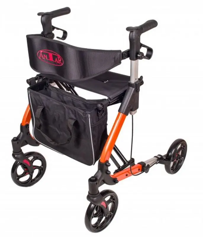 Rolator ortopedic Antar AT51034 (Black/Orange)