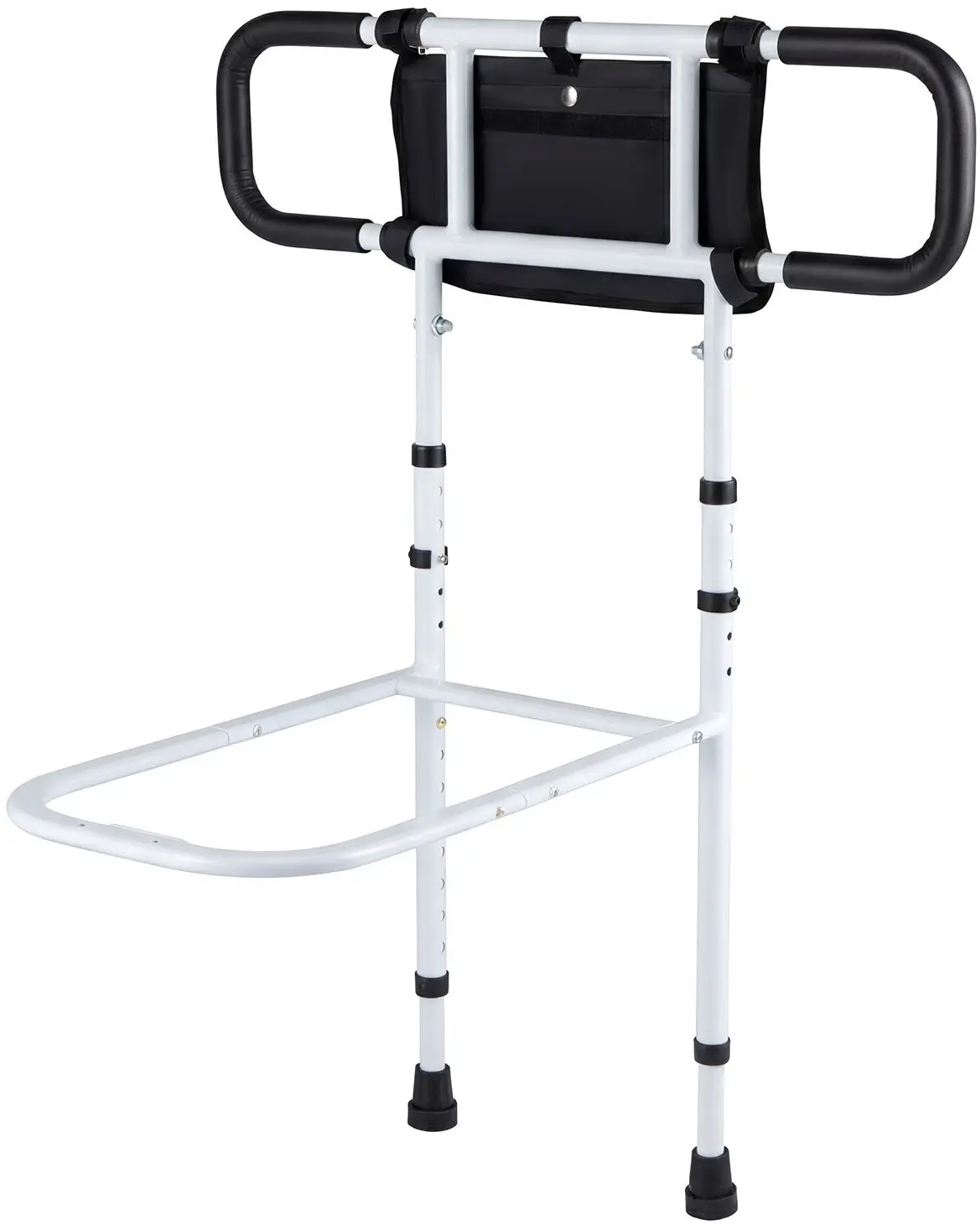 Bara de sustinere pentru pat Costway HW74749WH (White/Black) - 2