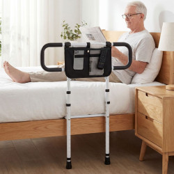 Bara de sustinere pentru pat Costway HW74749WH (White/Black) Thumb