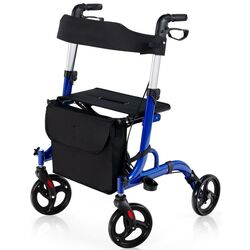 Rolator ortopedic Costway JH10007BL (Blue/Black)