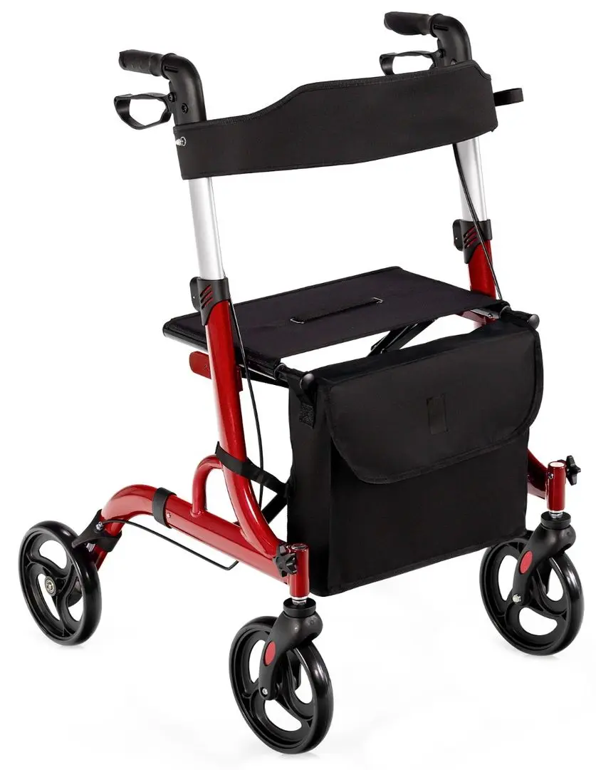 Rolator ortopedic Costway JH10007RE (Black/Red)