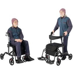 Роллатор ортопедический Costway JH10012BK (Black) Thumb